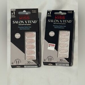 KISS Salon X-Tend LED Gel Nail Kit - Soft Pink